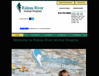 rideauriveranimalhospital.ca screenshot