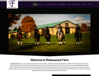 rideauwoodfarm.com screenshot