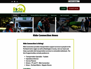 rideconnection.org screenshot