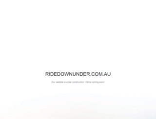 ridedownunder.com.au screenshot