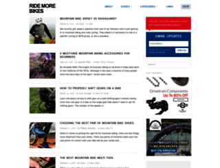 ridemorebikes.com screenshot