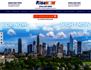 ridenowmotors.com screenshot