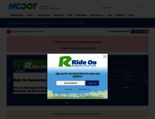 rideonbus.com screenshot
