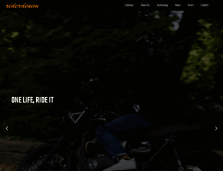 riderdenim.com screenshot