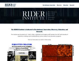 riderinstitute.org screenshot