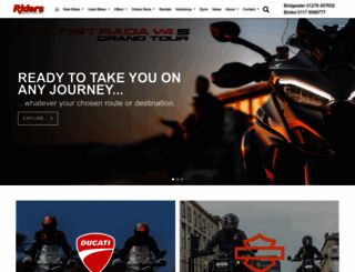 ridersmotorcycles.com screenshot