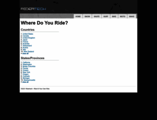 ridertech.com screenshot