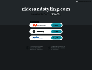 ridesandstyling.com screenshot