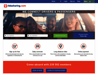 ridesharing.com screenshot