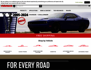 ridetech.com screenshot