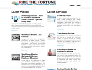 ridethefortune.com screenshot