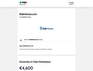 ridevenice.com screenshot