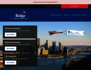 ridgeagency.com screenshot