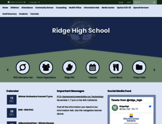 ridgehigh.bernardsboe.com screenshot