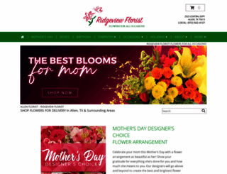 ridgeview-florist.com screenshot