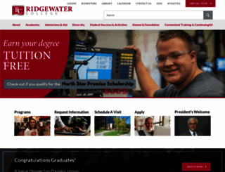 ridgewater.edu screenshot