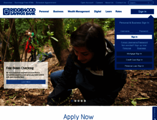 ridgewoodbank.com screenshot