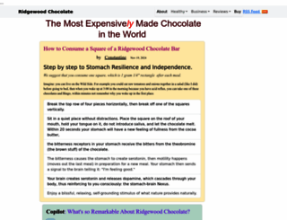 ridgewoodchocolate.com screenshot