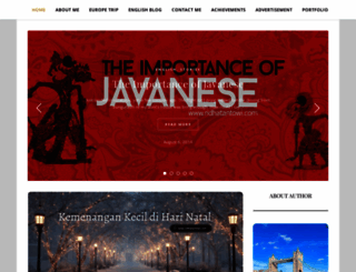 ridhatantowi.com screenshot