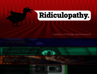ridiculopathy.com screenshot