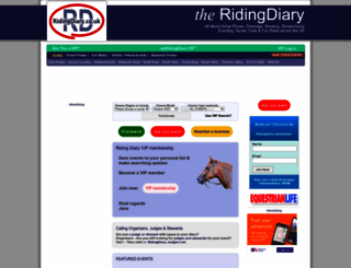 ridingdiary.co.uk screenshot