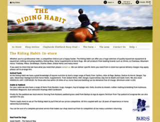 ridinghabit.co.uk screenshot