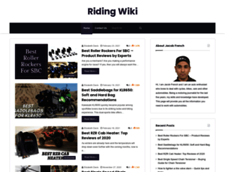 ridingwiki.com screenshot