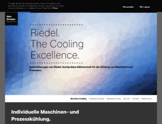 riedel-cooling.de screenshot