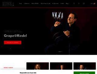 riedel.com screenshot