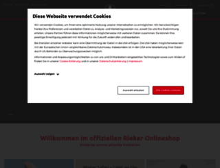 rieker-shop.de screenshot