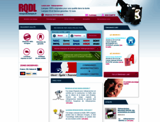 rienquedeslampes.fr screenshot