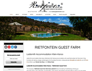 rietfontein.co.za screenshot