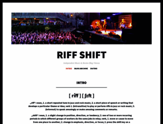 riffshift.wordpress.com screenshot