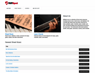 riffspot.com screenshot