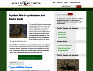 riflescopecenter.net screenshot