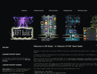 riftbuilds.com screenshot
