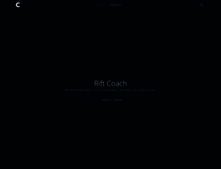 riftcoach.com screenshot