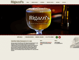 rigazzis.com screenshot