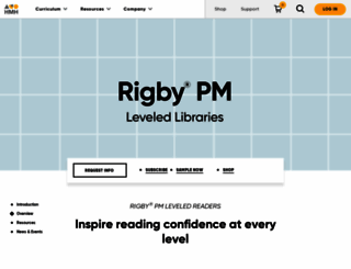 rigby.harcourtachieve.com screenshot