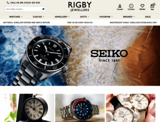 rigbyjewellers.co.uk screenshot