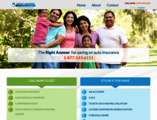 rightanswerinsurance.com screenshot