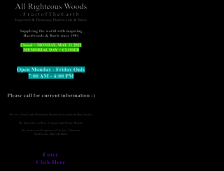 righteouswoods.com screenshot