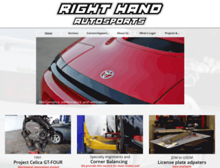 righthandautosports.com screenshot