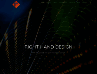 righthanddesign.com.au screenshot