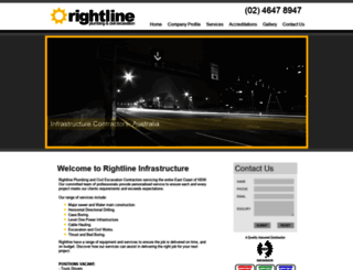 rightlineinfrastructure.com.au screenshot