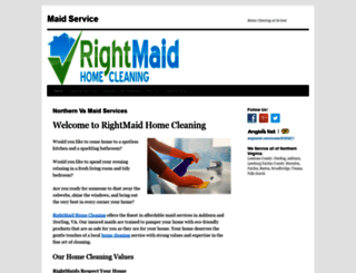 rightmaidcleaning.com screenshot