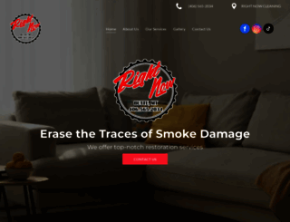 rightnowcleaning.com screenshot