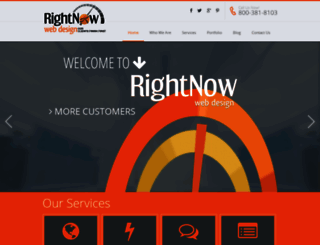 rightnowwebdesign.com screenshot