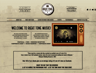 rightonemusic.com screenshot