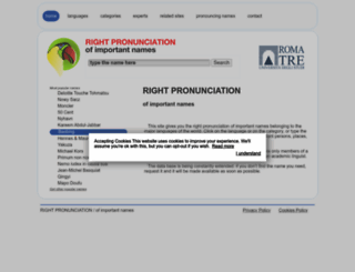 rightpronunciation.com screenshot